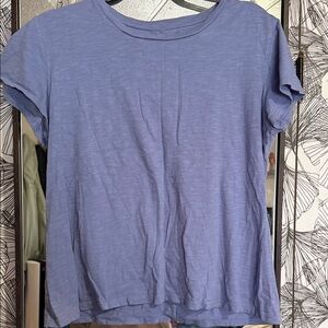 LC Lauren Conrad Slub Crewneck Tee in Periwinkle